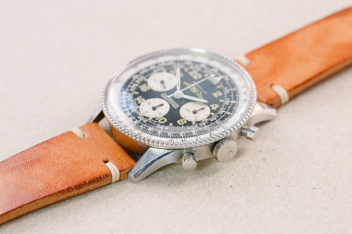 BREITLING 809 Cosmonaute 'Wide Bezel' Navitimer - Reverse Panda